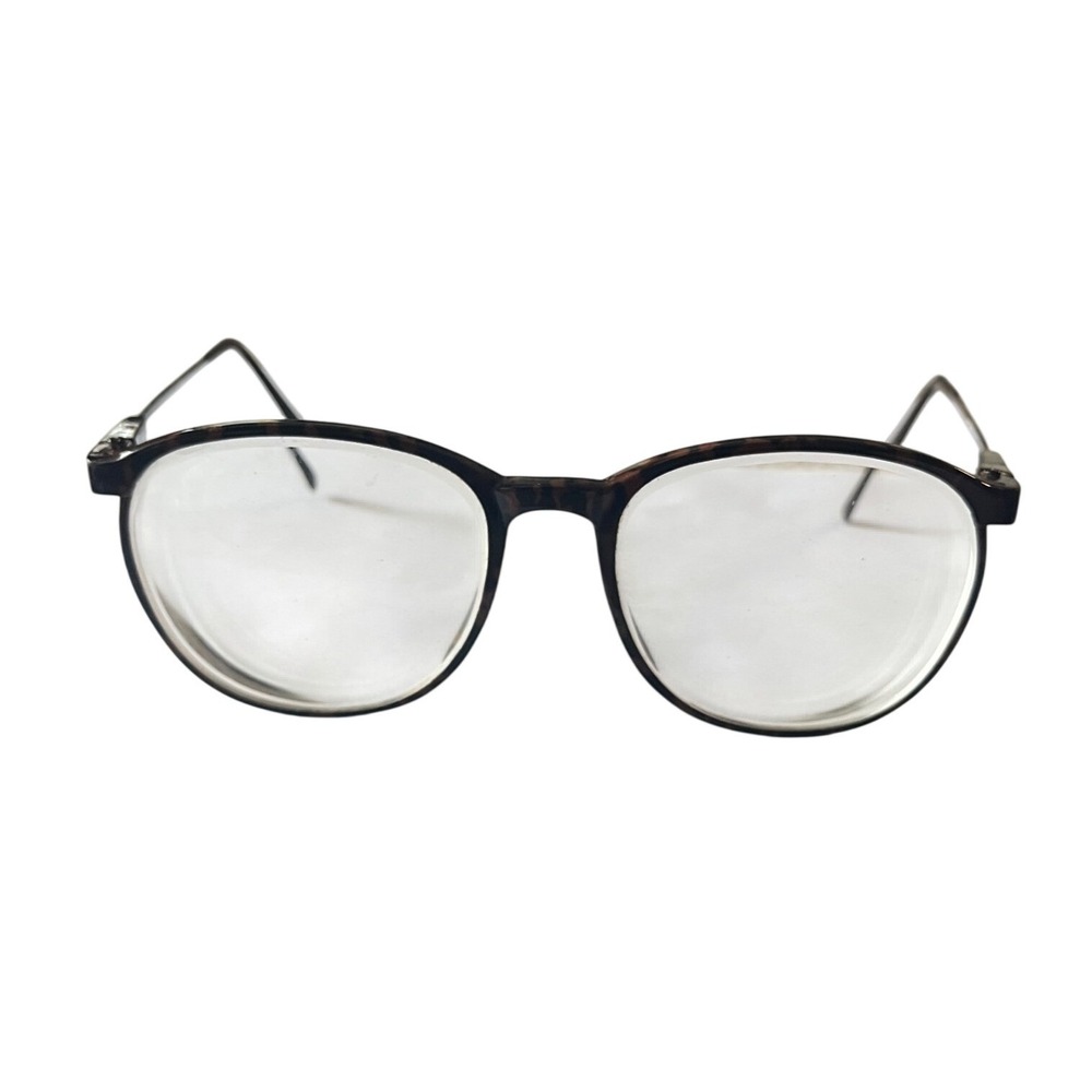 SRO Styl Lite 4 DA Tortoise Round Eyeglasses Frames Japan‎ 53/18 130 Vintage